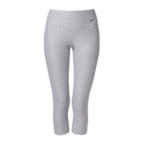 Nike Dri Fit Gray Polka Dot Leggings Size XS